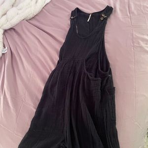 Free people linen overalls